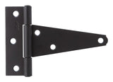 Ace 4 in. L Black Heavy Duty T Hinge 1 pk