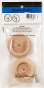 John Sterling Pro 1-3/8 in. L X 1-3/8 in. D Oak Wood Rod Socket, Pack of 25