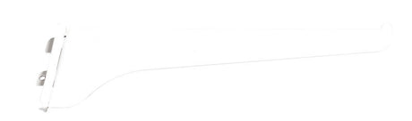 Knape & Vogt White Steel Regular Duty Bracket 16 Ga. 14 in. L 160 lb, Pack of 10