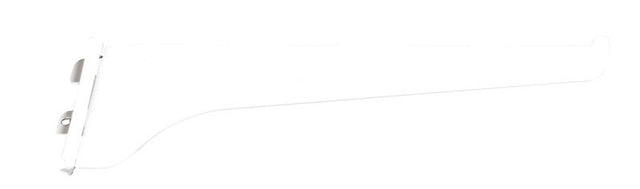 Knape & Vogt White Steel Regular Duty Bracket 16 Ga. 14 in. L 160 lb, Pack of 10