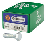 HILLMAN M12-1.75 mm D X 40 mm L Heat Treated Steel Hex Head Cap Screw 30 pk