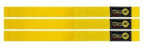 Wrap-It Storage 103-BS-12YE Cord and Rope Organizer, 1 in W, 12 in L, Polypropylene, Yellow