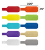 Wrap-It Storage 410-CL-MD-MC Medium Cable Label, 2-1/4 in L, 3/4 in W, Polypropylene, Hook and Loop Attachment