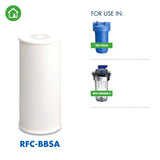 Culligan RFC-BBSA Filter Cartridge, 25 um Filter, Coconut Shell GAC Filter Media