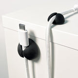 Wrap-It Storage 514-CLIPS-BL Cable Clip, Silicone, Black