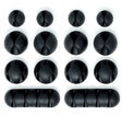 Wrap-It Storage 514-CLIPS-BL Cable Clip, Silicone, Black