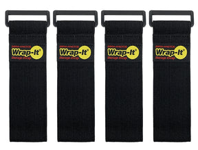 Wrap-It Storage 704-12B Storage Strap, 12 in L, 2 in W, Fastening Method: Hook and Loop
