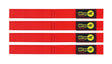 Wrap-It Storage 104-BS-9RE Hook and Loop Strap, 1 in W, 9 in L, Polypropylene, Red