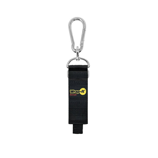 Wrap-It Storage Hook 'n Hang 100-HNH-12BL Storage Strap, 1-1/2 in W, 12 in L, Black