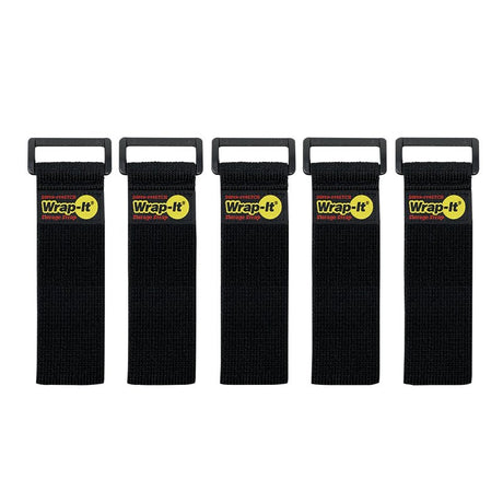 Wrap-It Storage 705-09B Storage Strap, 9 in L, Fastening Method: Hook and Loop