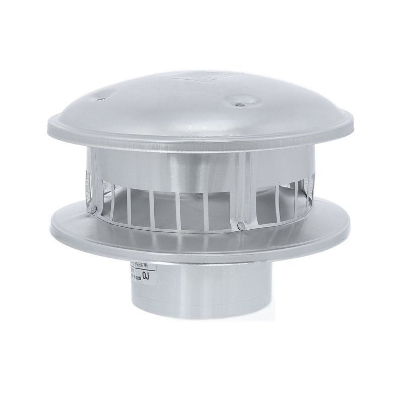 Selkirk 103800 Gas Vent Top, 3 in Connection, Aluminum/Steel, Galvanized, Pack of 6