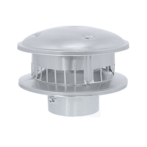 Selkirk 103800 Gas Vent Top, 3 in Connection, Aluminum/Steel, Galvanized, Pack of 6