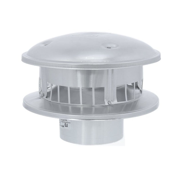 Selkirk 103800 Gas Vent Top, 3 in Connection, Aluminum/Steel, Galvanized, Pack of 6