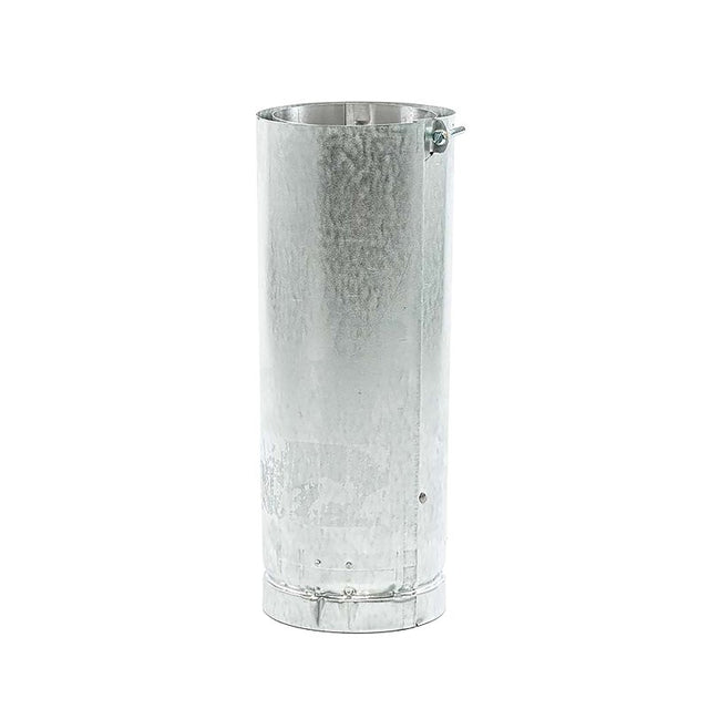 Selkirk LockTab 103082 Type B Gas Vent Pipe, 3-1/2 in OD, 12 in L, Aluminum/Steel, Galvanized, Pack of 6
