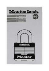Master Lock 1-1/2 in. H X 2 in. W X 7/8 in. L Steel Double Locking Exterior Padlock, Pack of 6