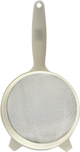 Norpro 2136 Strainer, Stainless Steel, 6 in Dia, Plastic Handle