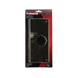 ProSource HSH-050SBP-PS Door Reinforcer, 2-3/8 in Backset, 1-3/4 in Thick Door, Steel, Brass, 9 in H, 4 in W