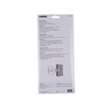 ProSource HSH-050SBP-PS Door Reinforcer, 2-3/8 in Backset, 1-3/4 in Thick Door, Steel, Brass, 9 in H, 4 in W