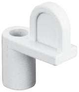 Make-2-Fit PL7893 Window Screen Clip with Screw, 5/16 in D Dimensions, Alloy, Painted, White, 12/PK
