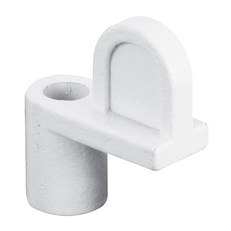 Make-2-Fit PL7893 Window Screen Clip with Screw, 5/16 in D Dimensions, Alloy, Painted, White, 12/PK