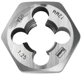 Irwin Hanson 9742 Metric Die, M12-1.25 Thread, Fine Thread, Right Hand Thread, HCS