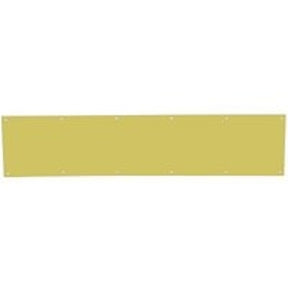 Schlage SC8400B-716 6X30 Kick Plate, 30 in L, 6 in W, Brass, Aged Bronze