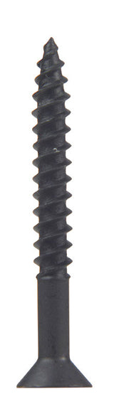 HILLMAN No. 8 X 1-1/2 in. L Phillips Black Phosphate Twin Thread Cabinet Screws 100 pk