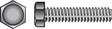 HILLMAN 5/16 in. D X 3 in. L Zinc Plated Steel Hex Tap Bolt 100 pk