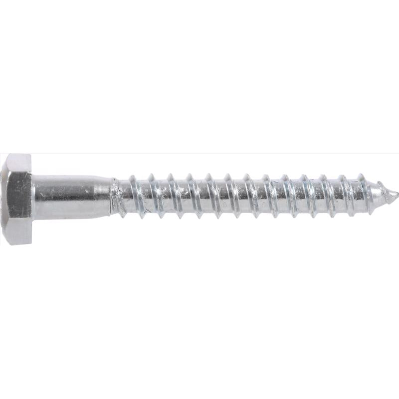 HILLMAN 3/8 in. X 5-1/2 in. L Hex Zinc-Plated Steel Lag Screw 50 pk