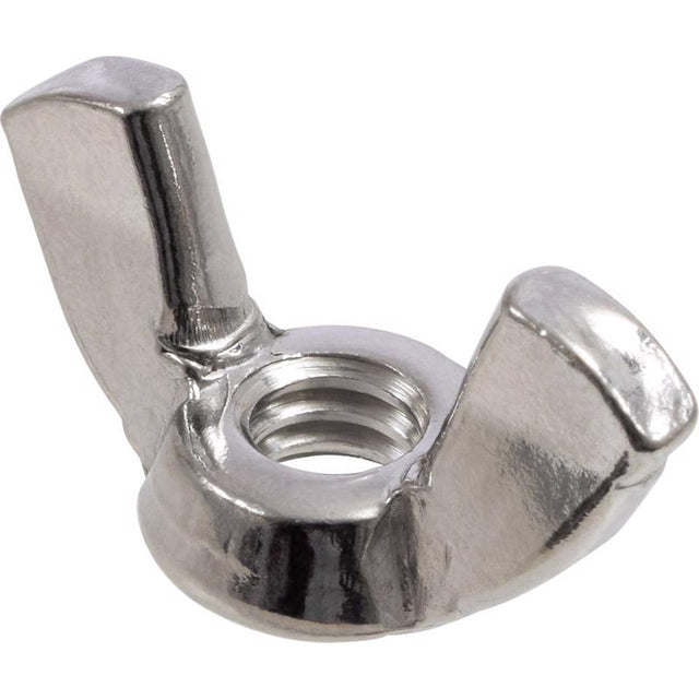 HILLMAN 1/2-13 in. Cold Forged Stainless Steel SAE Wing Nut 1 pk