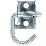 Hampton Small Zinc-Plated Silver Steel 1.625 in. L Rope Binding Hook 150 lb 1 pk, Pack of 10