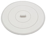 Danco 89042 Sink Stopper, Flat Suction, Rubber, White, For: Universal Bathroom and Kitchen Sink