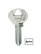 HILLMAN Padlock Key Blank Single For Corbin-Russwin Locks, Pack of 10