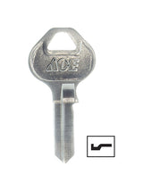 Ace Padlock Key Blank Single For Master Locks, Pack of 10