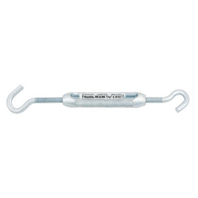 Hampton Zinc-Plated Aluminum/Steel Turnbuckle 120 lb, Pack of 10