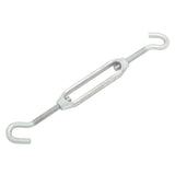 Hampton Zinc-Plated Aluminum/Steel Turnbuckle 120 lb, Pack of 10