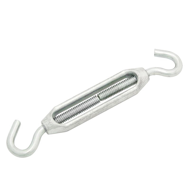 Hampton Zinc-Plated Aluminum/Steel Turnbuckle 120 lb, Pack of 10