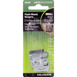 HILLMAN Silver Flush-Mount Picture Hanger 2 pk, Pack of 10