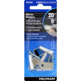 HILLMAN Silver Hidden Mirror Holder 20 lb 2 pk, Pack of 10