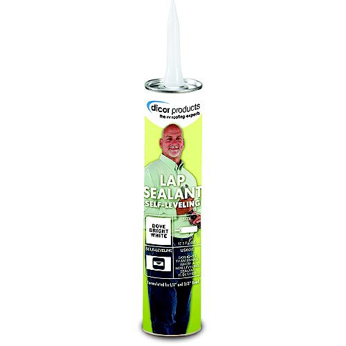 Dicor 501LSV1 EPDM Rubber Roof System Self-Leveling Lap Sealant, Ivory