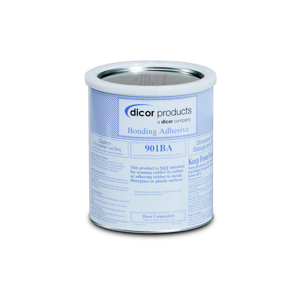 Dicor 901BA1 EPDM Rubber Roof System Water Based Bonding Adhesive, Gal.