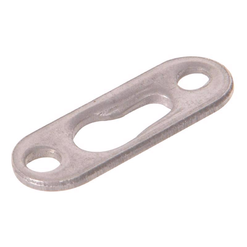 HILLMAN Steel-Plated Silver Keyhole Picture Hanger 20 lb 2 pk, Pack of 10
