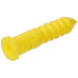HILLMAN 0.164 in. D X 7/8 in. L Plastic Pan Head Ribbed Anchor 6 pk, Pack of 6