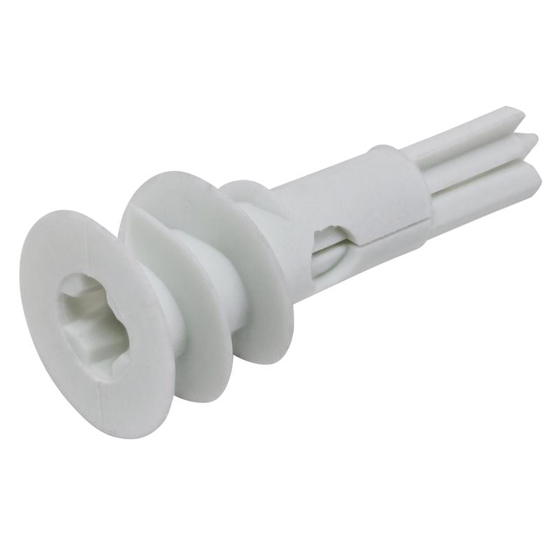 HILLMAN .164 in. D X 1.5 in. L Plastic Pan Head Drywall Anchor 10 pc, Pack of 5
