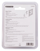 ProSource PH-121010-PS Picture Hanger, 10 lb, Steel, Zinc, Zinc, Nail-In Mounting