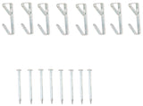 ProSource PH-121010-PS Picture Hanger, 10 lb, Steel, Zinc, Zinc, Nail-In Mounting