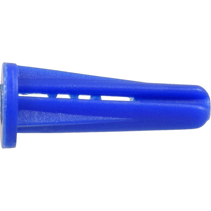 HILLMAN 0.4 in. D X 0.75 in. L Plastic Pan Head Conical Anchor Kit 8 pk, Pack of 10