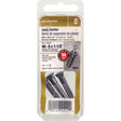 HILLMAN 0.164 in. D X 1-1/2 in. L Lead Round Head Wood Anchor 3 pk, Pack of 10