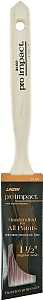 Linzer WC 2160-1.5 Paint Brush, 1-1/2 in W, 2-1/4 in L Bristle, Polyester Bristle