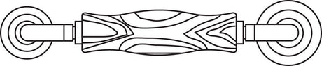 Prime-Line Brown Nylon 2-1/2 in. L Screen Rolling Tool 1 pk